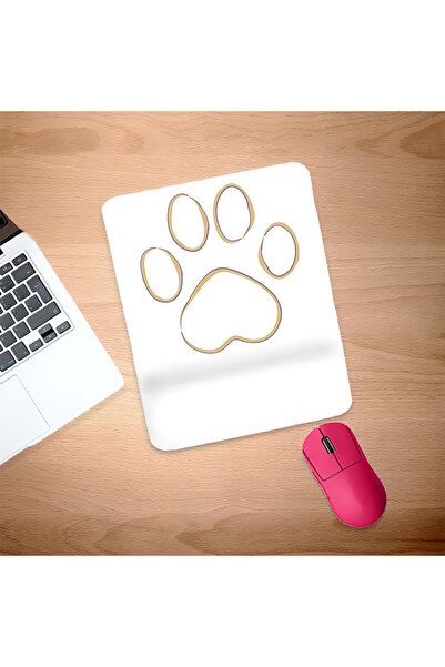 UcuruStore Pati Tasarım Ορθογώνιο Mouse Pad με Στήριγμα Καρπού
