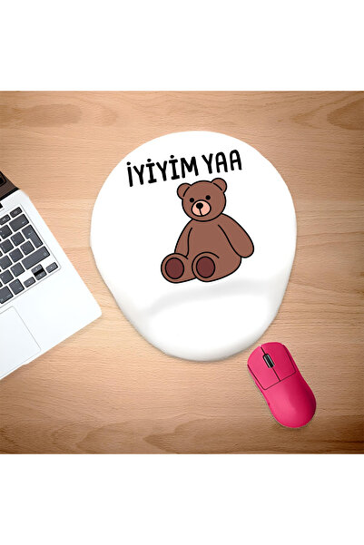 UcuruStore Οβάλ επιφάνεια ποντικιού με υποστήριξη καρπού, με την επιγραφή  "I...