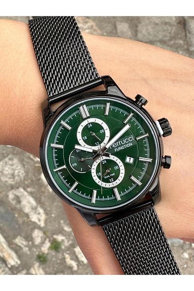 Ferrucci FC22531.05 Black Color Straw Cord 3 ATM Waterproof Men's Wristwatch