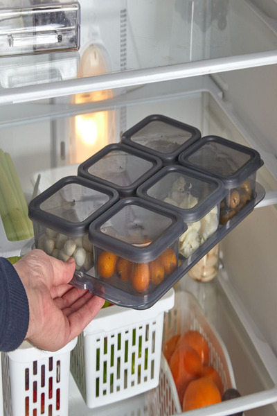 Bayev 13 Piece Breakfast Set - Cookie Spice Jam Storage Container Set on the Tray Suitable for Icebox