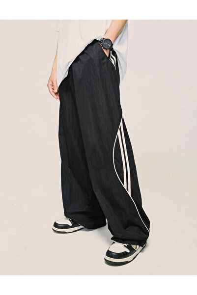 DEEFWEAR Λεπτομέρεια ρίγες unisex παντελόνι αλεξίπτωτο /παντελόνι