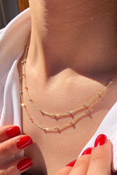 Kuyumcu Kuyumculuk 2 Li Dorika Altın Kolye