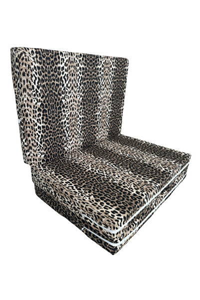 Vip Home Concept Market Ürünleri Katlanır Yer Yatağı Ve Tek Kişilik Sünger Katlanır Minder Yatak 90X190X10 Cm-LEOPAR