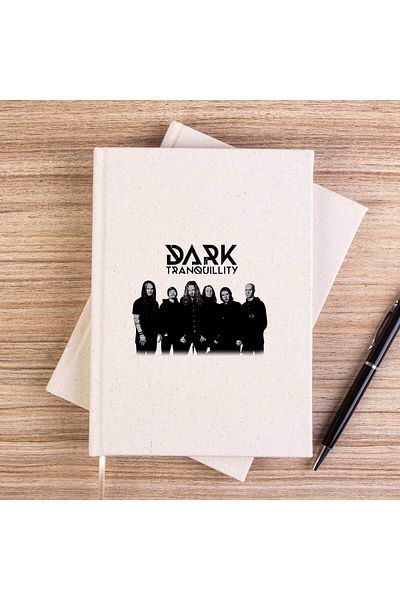 Z zepplin دفتر ملاحظات قماشي غير مبطن من مجموعة Dark Tranquility