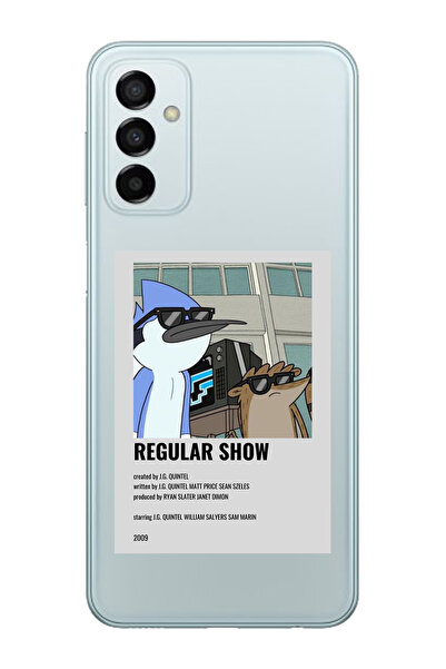Magic Ring Samsung Galaxy M23 Uyumlu Regular Show Mordecai ve Rigby Desenli Ş...