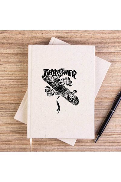 Z zepplin Caiet de pânză fără căptușeală Thrasher Love Affair