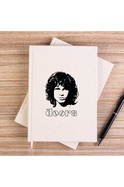 Z zepplin The Doors Jim Morrison صورة ظلية غير مبطنة من القماش