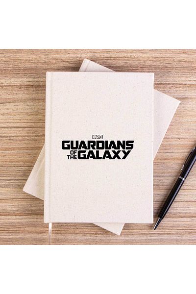 Z zepplin دفتر ملاحظات قماشي غير مبطن بشعار Guardians of the Galaxy