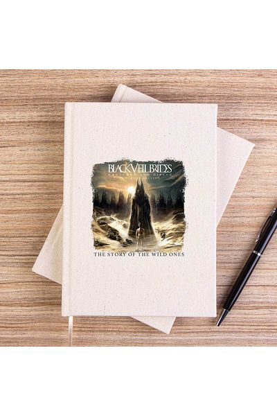 Z zepplin Black Veil Brides Wretched & Divine The Story of the Wild Ones Unlined Canvas Notebook