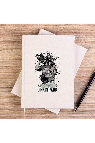 Z zepplin ملصق قماش غير مبطن لمجموعة Linkin Park