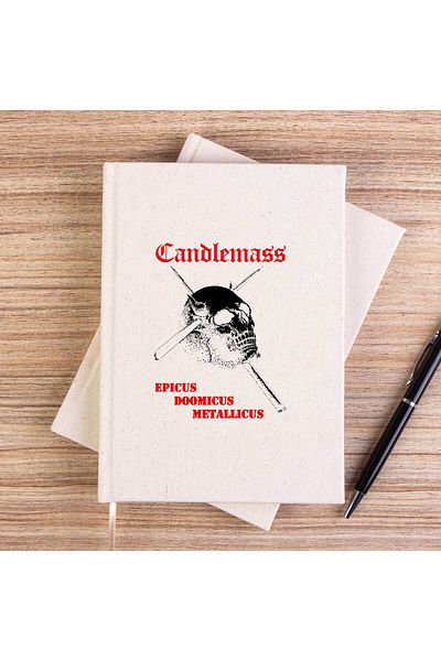Z zepplin Candlemass Epicus Doomicus Metallicus Caiet de pânză fără linii