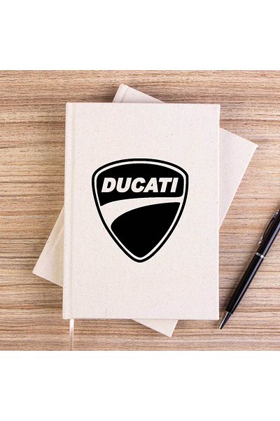 Z zepplin Caiet de pânză fără căptușeală cu logo Ducati Scrambler