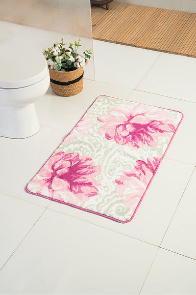 VONALDI HOME Set scaun de toaletă Yedda Pink Tuft din 2 piese