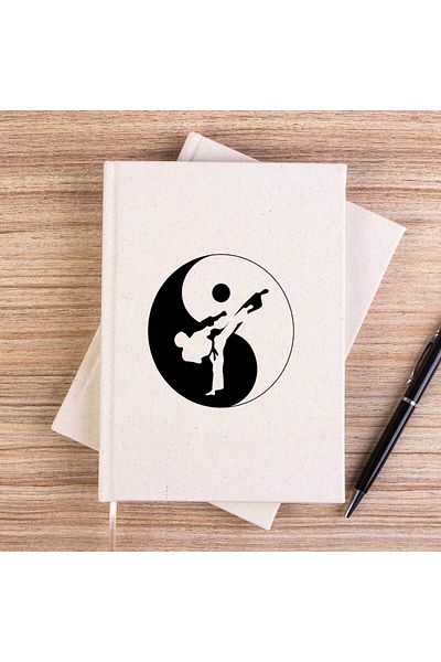 Z zepplin Caiet de pânză fără căptușeală Karate Symmetry Martial Arts