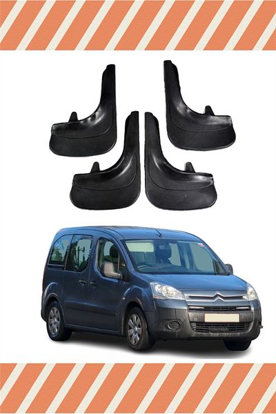 ALPAX OTOMOTİV Yb Citroen Berlingo 2008-2018 Tuning Written 4-Piece Dust Cover Mudguard Mudguard