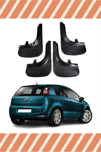 ALPAX OTOMOTİV Fiat Punto - 4-Piece Dust Cover, Fender and Mudguard Set Compatible