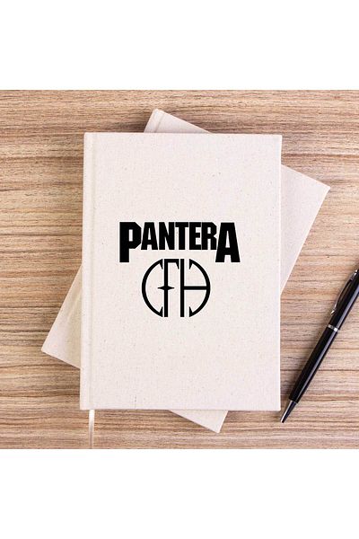Z zepplin Caiet de pânză fără căptușeală cu logo și figurine Pantera