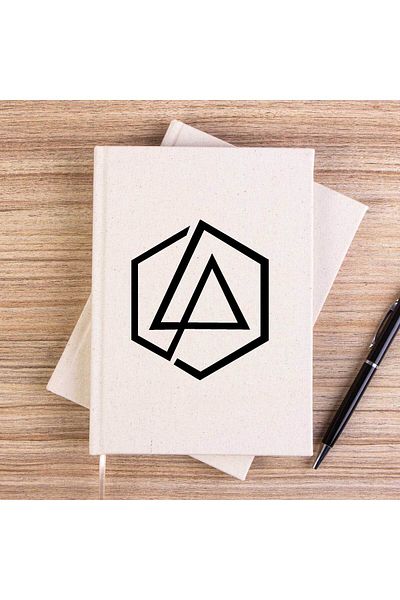 Z zepplin Caiet de pânză fără căptușeală Linkin Park Symbol