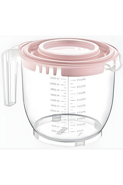 Emofom 2200 Ml Scale Mixing Mixer Bowl