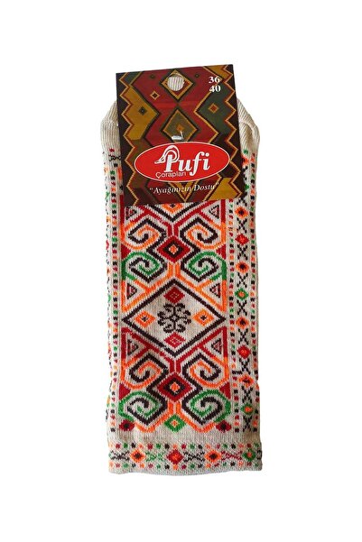 kapadokyahediyelik جوارب كليم منقوشة 2 أزواج من الجوارب