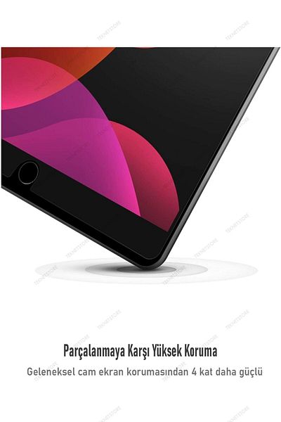 TEKNETSTORE Ipad 9.7 Inc 5th 6th Generation 2017 2018 Nano Shatterproof Screen Protector Unbreakable Transparent Glass Fully Compatible