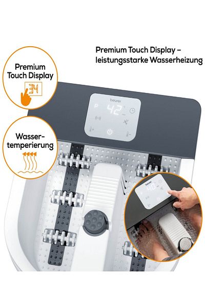 Beurer Fb 60 Digital Display Vibration Pedicure Applied Foot Bath Massager