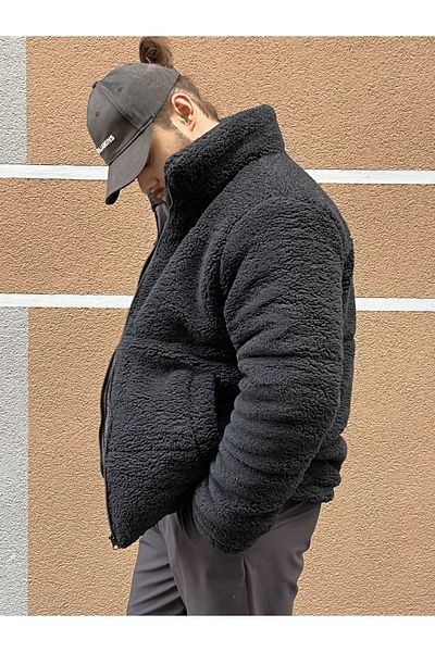 STONCS ΑΝΔΡΙΚΟ ΜΑΥΡΟ ΛΟΥΤΙΝΟ ΧΕΙΜΕΡΙΝΟ ΠΑΛΤΟ