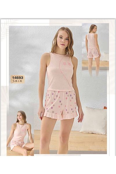 Sevim 14693 PRINTED SHORTS SET