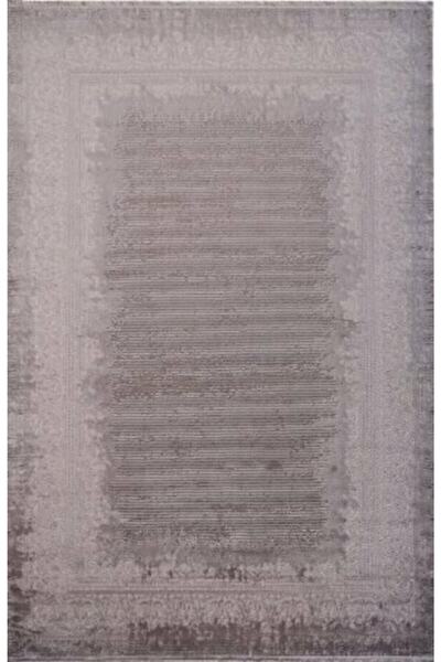 GÜMÜŞSUYU Esılıva 13888 Grı Doğal Iplik Viskon Modern Salon Halıları