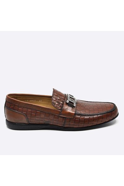 Fosco Genuine Leather Loafer Casual Men's Shoes Tan 2919