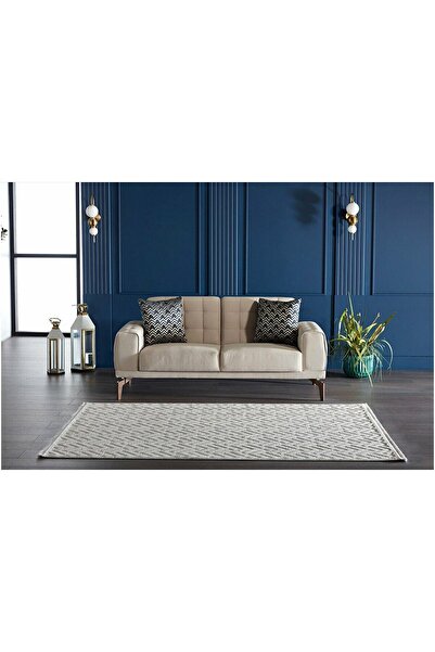 GÜMÜŞSUYU Pera 13317 - 160x230 Krem Antitoz Salon Halısı