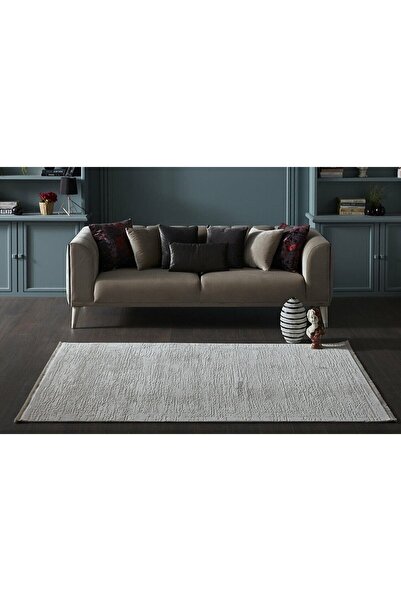 GÜMÜŞSUYU Novastyle 13648 - Krem Modern Salon Halısı