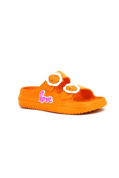 Riva Children's Slippers with Double Buckle Sticker for Beach, Pool, Garden and Vacation