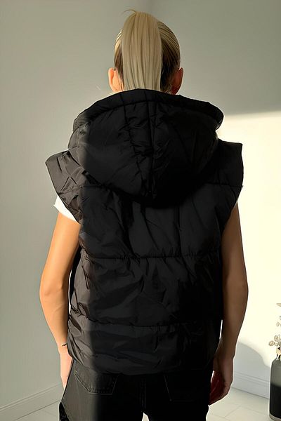 LONCA Hooded Puffer Vest