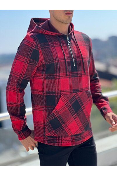 STABİL Kapüşonlu Ve Kanguru Cepli Oduncu Sweat