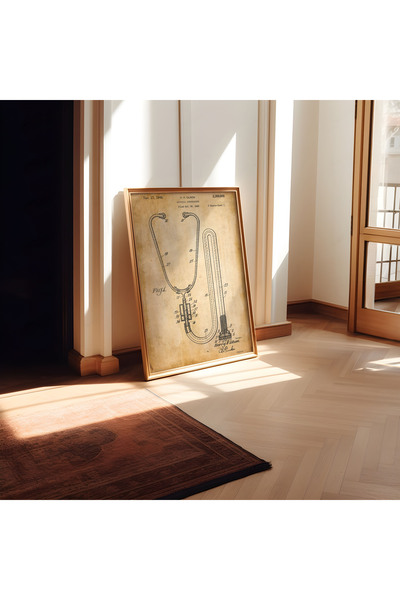 Pegziz Dekoratif Sanatsal Kayak Batonu Patent Posteri 50x70cm.