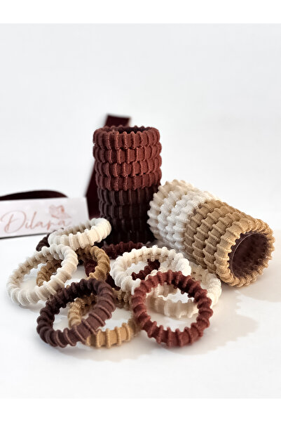 Kadın Lastik Toka Tırtıklı 24 Adet