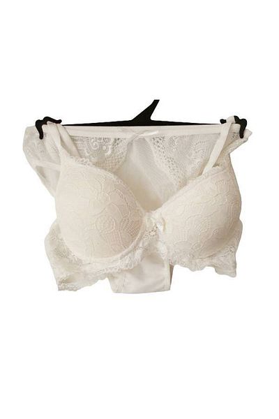 ESSA Women's Lacy and Padded Underwear Bra Panty Set