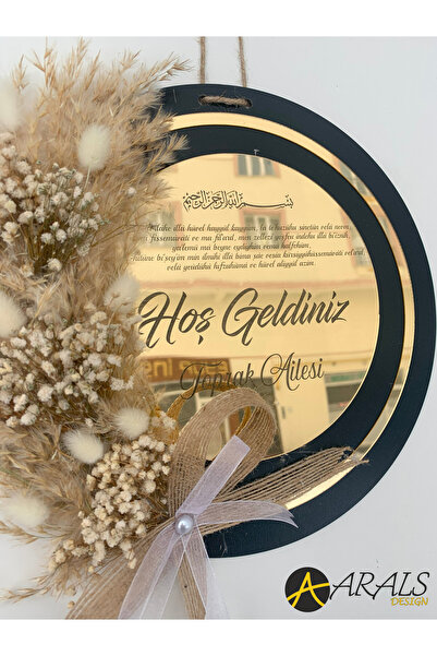 Arals Design Kapı Süsü - Kişiye Özel İsimli Kapı Süsü ( Hediyelik )