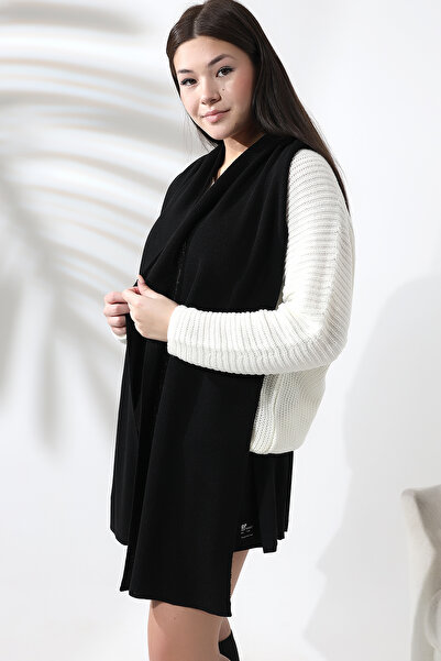 Devinka Tricotaj Thessaloniki pentru damă, eșarfă neagră