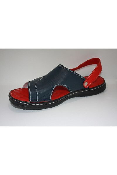 FC SCHNITZER Men's Orthopedic Genuine Leather Beach Sandals