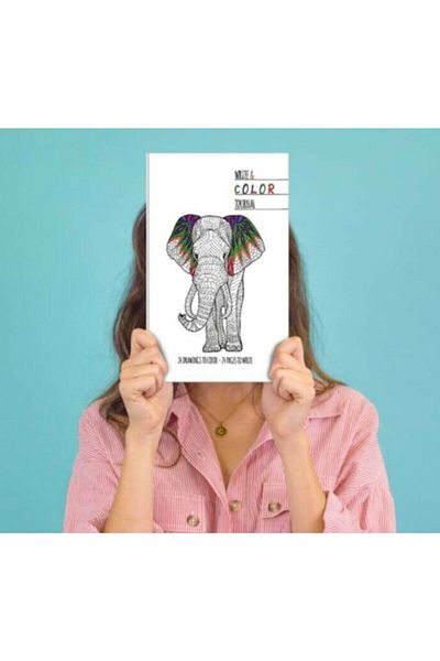 AKILLICA Mandala Write Color Journal Lined Notebook Notebook