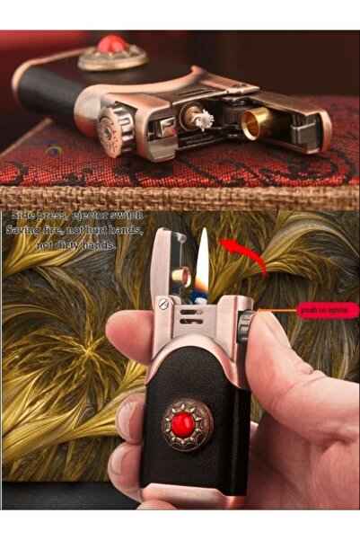 KdrElektronik Yeni Nesil Benzinli Lüks Metal Gövdesi Deri Kablama Benzinli Ça...