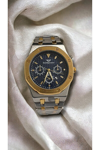 Goldpower Steel Waterproof Men's Wristwatch