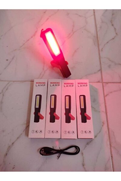 mesut hırdavat Şarzlı Mıknatıslı Led Fener/lamba 240 Lumens Tamirci Feneri Pr...