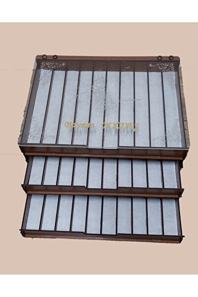 aswood Kişiye Özel Ahşap Tesbih Koleksiyon Kutusu Hediyelik Yazılı Tespih Kutusu 30'lu Tesbih