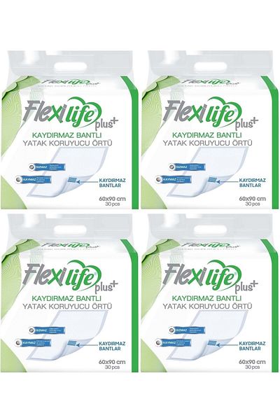 Flexi Life Patient Bottom Opening Mattress Protector Cover 60*90 Cm 120 Pieces Anti-Slip