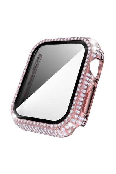 Deppo Trend Apple Watch 40mm/Se 40mm Uyumlu Kılıf Ekran ve Kasa Koruyucu Parl...