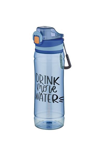 Vagonlife 780 ml Tritan Water Bottle - Navy Blue Lid with Carrying Drawstring and Lock