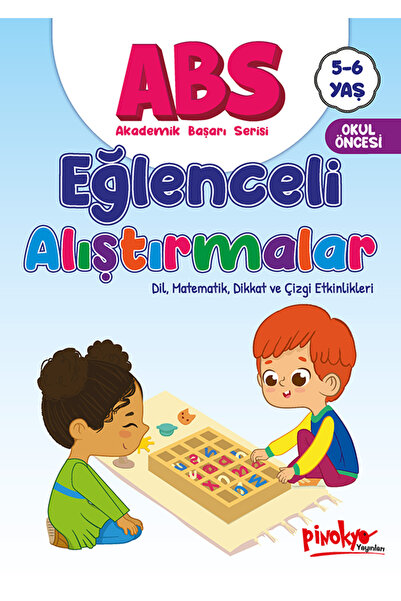 Pinokyo Yayınları سلسلة تمارين النجاح الأكاديمي تمارين ممتعة 5-6 سنوات 48 صفحة